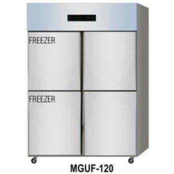 GEA MGUF-120 STAINLESS STEEL REFRIGERANT CABINET UPRIGHT FREEZER 4PINTU -20'C - SILVER