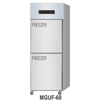 GEA MGUF-60 STAINLESS STEEL REFRIGERANT CABINET UPRIGHT FREEZER 2 PINTU -20'C - SILVER