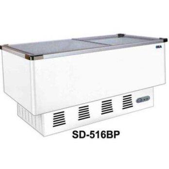 GEA SD-516BP SLIDING FLAT GLASS FREEZER / FREEZER KACA DATAR (516 LITER) - PUTIH