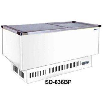 GEA SD-636 BP SLIDING FLAT GLASS FREEZER / FREEZER KACA DATAR (636 LITER) - PUTIH