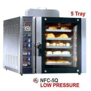 GETRA NFC-5Q CONVECTION OVEN UNTUK MEMANGGANG AYAM,DAGING,IKAN OVEN DENGAN FUNGSI STEAM/UAP-HITAM