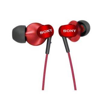 HEADPHONES SONY MDR-EX220LP/R RED ORIGINAL