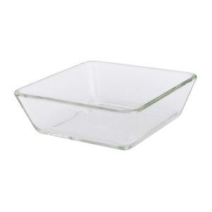 IKEA Mixtur 04 - Piring / Oven Saji, Kaca Bening, 15 x 15 cm