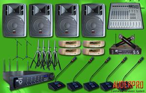 JUAL PAKET AUDIO CONFRENCE WIRELESS AUDERPRO AP-9000WPS