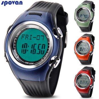 Jam Sport Outdoor Pria Wanita Spovan SPV901 Fitness Calculator