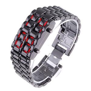 Jam Tangan Iron Samurai Metal LED Watch