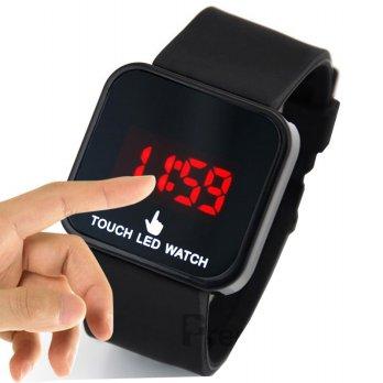 Jam Tangan LED Touch Silicone Watch