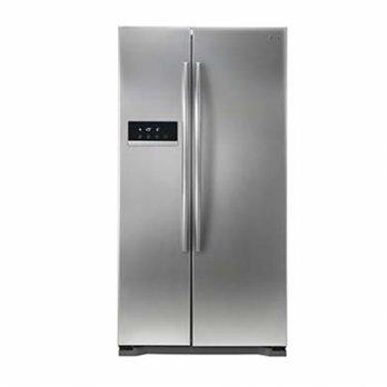 LG Kulkas/Lemari Es Side by Side 581 Litre GCB207GLQS - Silver