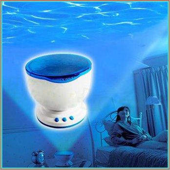 Lampu Proyektor Ombak dengan Speaker - Daren Waves Ocean Projector