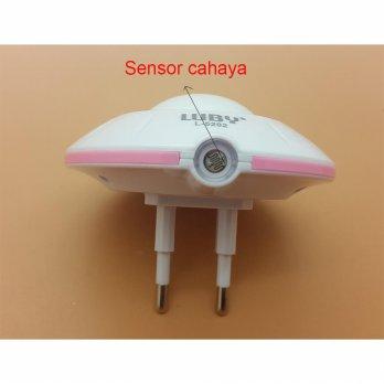 Lampu tidur with Sensor Cahaya Model UFO LUBY