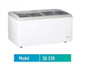 Mesin Pendingin/Kulkas/Sliding Curve Glass Freezer SD-338