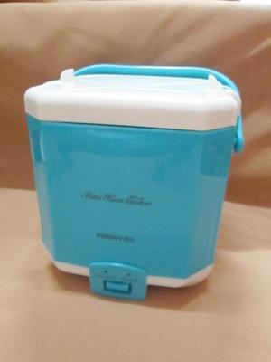 Mini rice cooker ( magic com ) MODEL KOTAK - WARNA BIRU