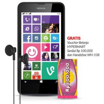 Nokia Lumia 630 Free Voucher Hypermart 100 Ribu GARANSI RESMI