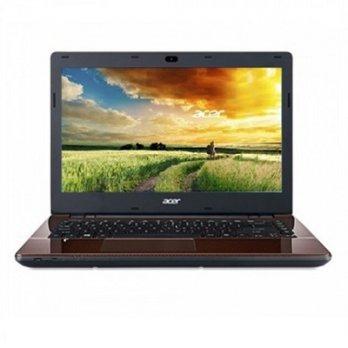 Notebook Acer Aspire E5-474G-53QG Brown Ci5-6200U 2.3-2.8GHz GT920M 2GB RAM 4GB HDD 1TB 14inch WIN10