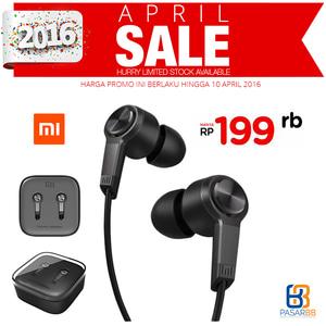 PROMO APRIL! Xiaomi Piston 3 Original Mi In-Ear Headphones, Grey