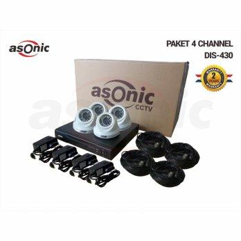 Paket Kamera CCTV Asonic 4 Channel 800 TVL