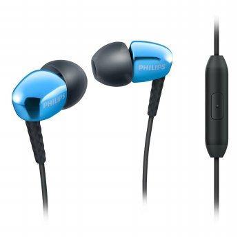 Philips Earphone with Microphone SHE 3905 - Biru