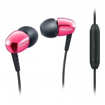 Philips Earphone with Microphone SHE 3905 - Pink