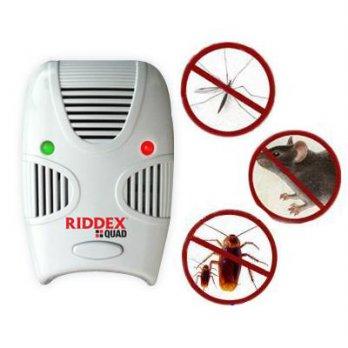 Riddex Quad | New Generation Riddex Plus | AS SEEN ON TV | Alat Pengusir Nyamuk Kecoak dan Tikus