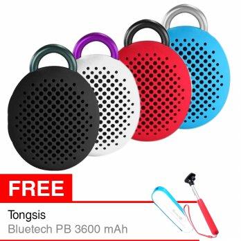 Rotamart Selfie Divoom Bluetune Bean Remote Selfie Speaker Bluetooth + Free Powerbank + Tongsis