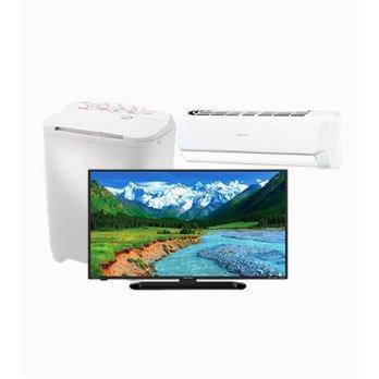 SHARP Paket Ekonomis 1 - TV, Mesin Cuci, AC (Free Ongkir Jabodetabek)