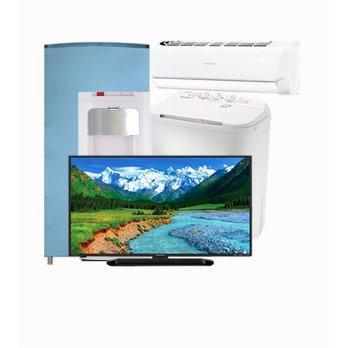 SHARP Paket Ekonomis 5 - TV, Mesin Cuci, Kulkas, AC, Dispenser (Free Ongkir Jabodetabek)