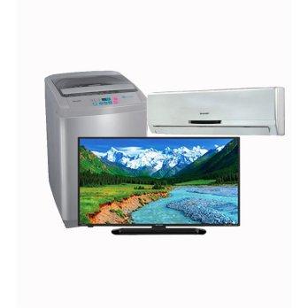 SHARP Paket Special 1 - TV, Mesin Cuci, AC (Free Ongkir Jabodetabek)