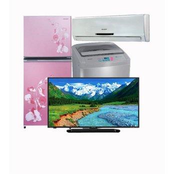 SHARP Paket Special 3 - TV, Mesin Cuci, Kulkas, AC (Free Ongkir Jabodetabek)