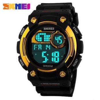 SKMEI Robo 1054 Hitam Kuning Jam Tangan Original Import Murah Tahan Air