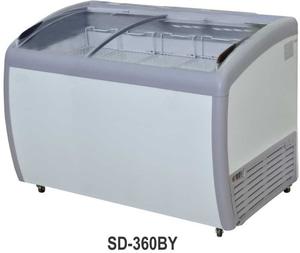 SLIDING CURVE GLASS FREEZER