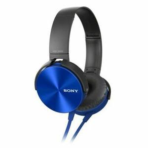 SONY MDR XB450AP - Extra Bass Stereo Headphone with Microphone (Blue)