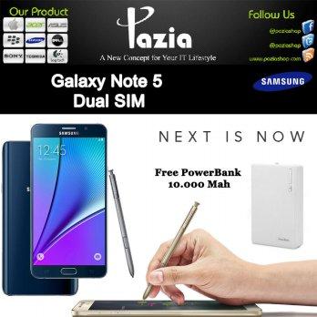 Samsung Galaxy Note 5 Dual SIM Free Powebank 10.000 Mah -Garansi Resmi SEIN