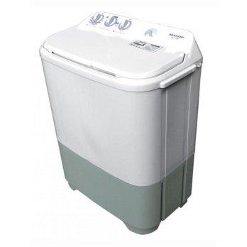 Sharp Mesin Cuci 2 Tabung / Twin Tub Washer EST65MW