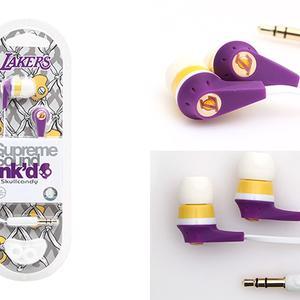 Skullcandy L.A Lakers Ink'd 2.0 NBA Series Sports Collection Earphones/Earbuds Headphone - Purple