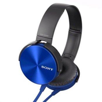 Sony MDR XB450AP Headphone Extra Bass - Blue