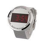 Steel Wire Touch Screen LED Watch Wrist Watch