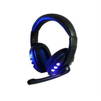 Stereo Headset Gaming LED Multimedia M-TECH G-01 with Microphone For PC Notebook