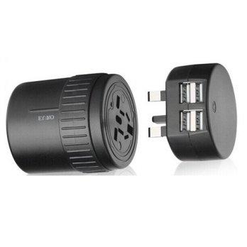 USB Travel Adapter 4 Port - A-TC-100 - Black