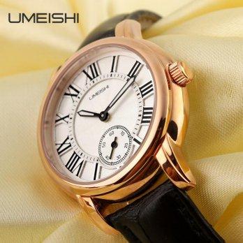 Umeishi Quartz Leather Strap Women Fashion Watch 30M Water Resistance - Q013 - Black