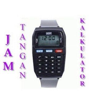 jam tangan digital di lengkapi dengan kalkulator