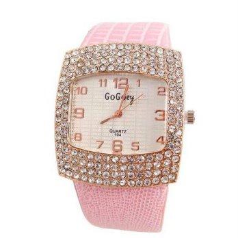 jam tangan wanita original gogoey pink "full fashion"