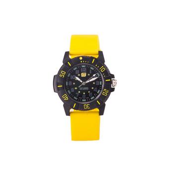 '"''""Fashion Casual Waterproof Men''''s Watch Jelly Silicone Band Wristwatch Water Resistant (Yellow)""''"'  