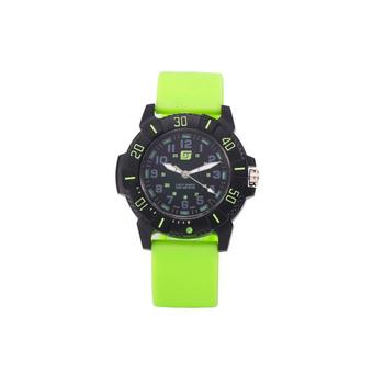 '"''""Fashion Waterproof Men''''s Watch Jelly Silicone Band Wristwatch Water Resistant (Green)""''"'  