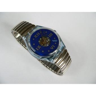 1991 SWatch Watch Standard Band Metal Saphire Shade GN111 (Intl)  