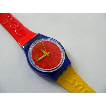 1998 Ladies SWatch Watch Egg and Tomato LN127 (Intl)  