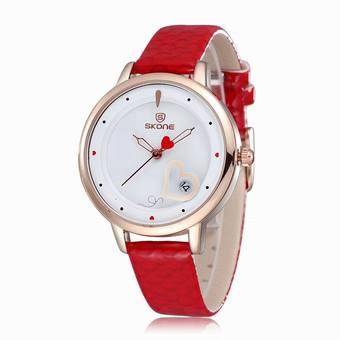 2015 Fashion Casual Watches Clocks Dress Watches(Red) (Intl)  