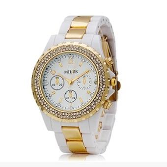 360DSC Women Crystal Watch Quartz Wrist Watch Water Resistant  