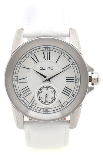 A_Line 80022-02-WH Amare Jam Tangan Wanita - Putih - Strap Kulit  