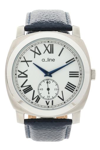 A_line Jam Tangan Wanita - Biru - Strap Leather - 80023-02-D-BU  