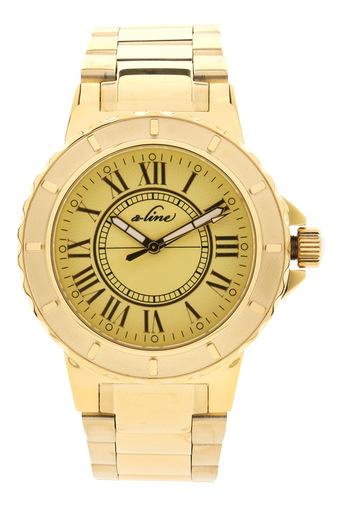 A_line Jam Tangan Wanita - Gold - Strap Stainless Steel - 20013-YG-10  